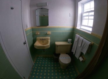Full private bathroom at Sea Chest Motel Wildwood Crest