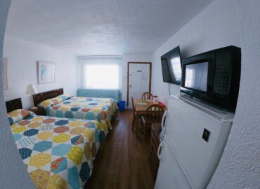 Double queen bed room at Sea Chest Motel Wildwood Crest