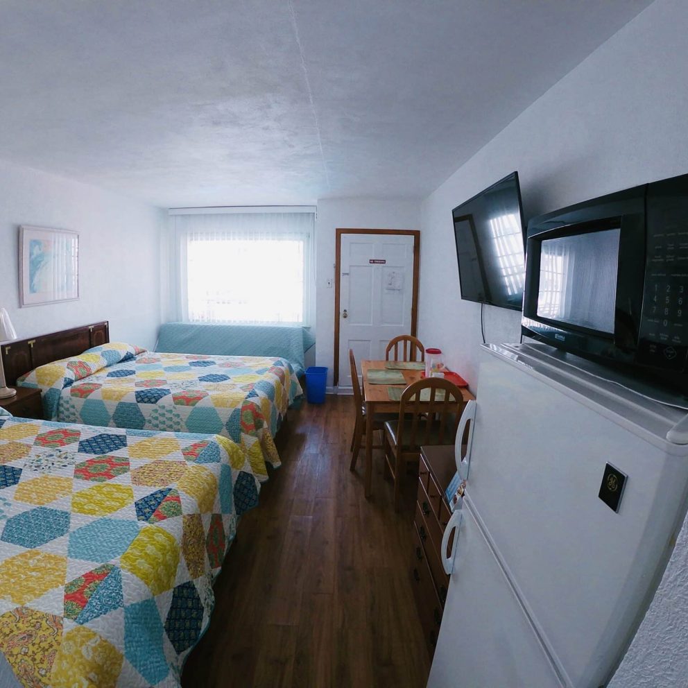 Double queen bed room at Sea Chest Motel Wildwood Crest