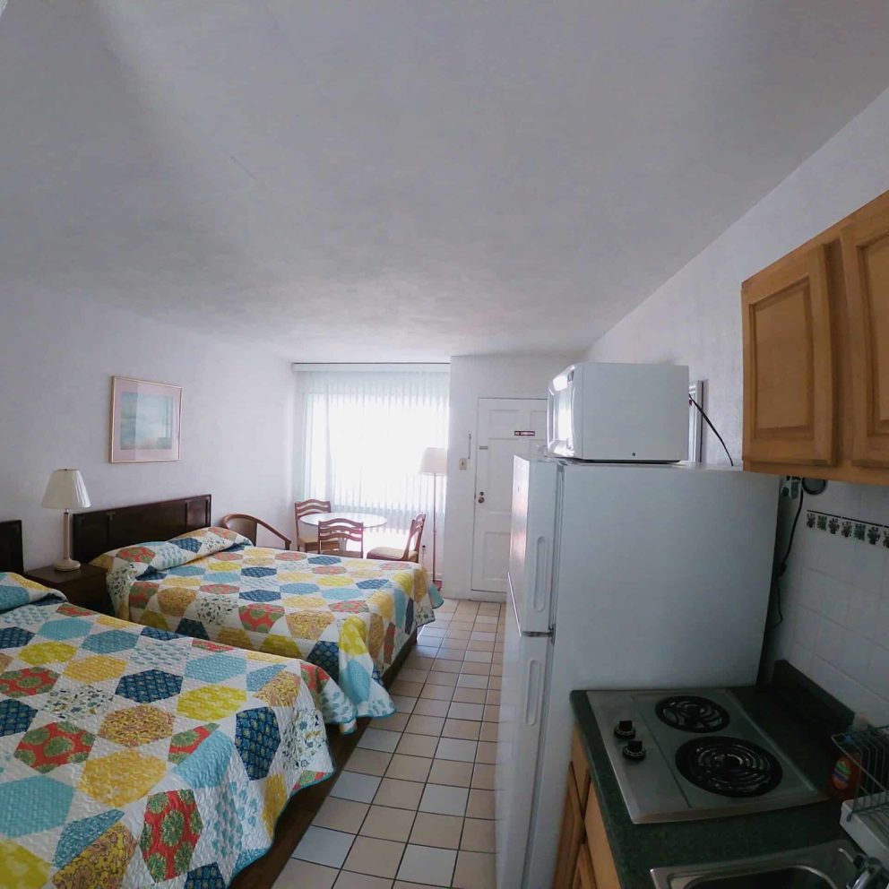 Efficiency room interior at Sea Chest Motel Wildwood Crest