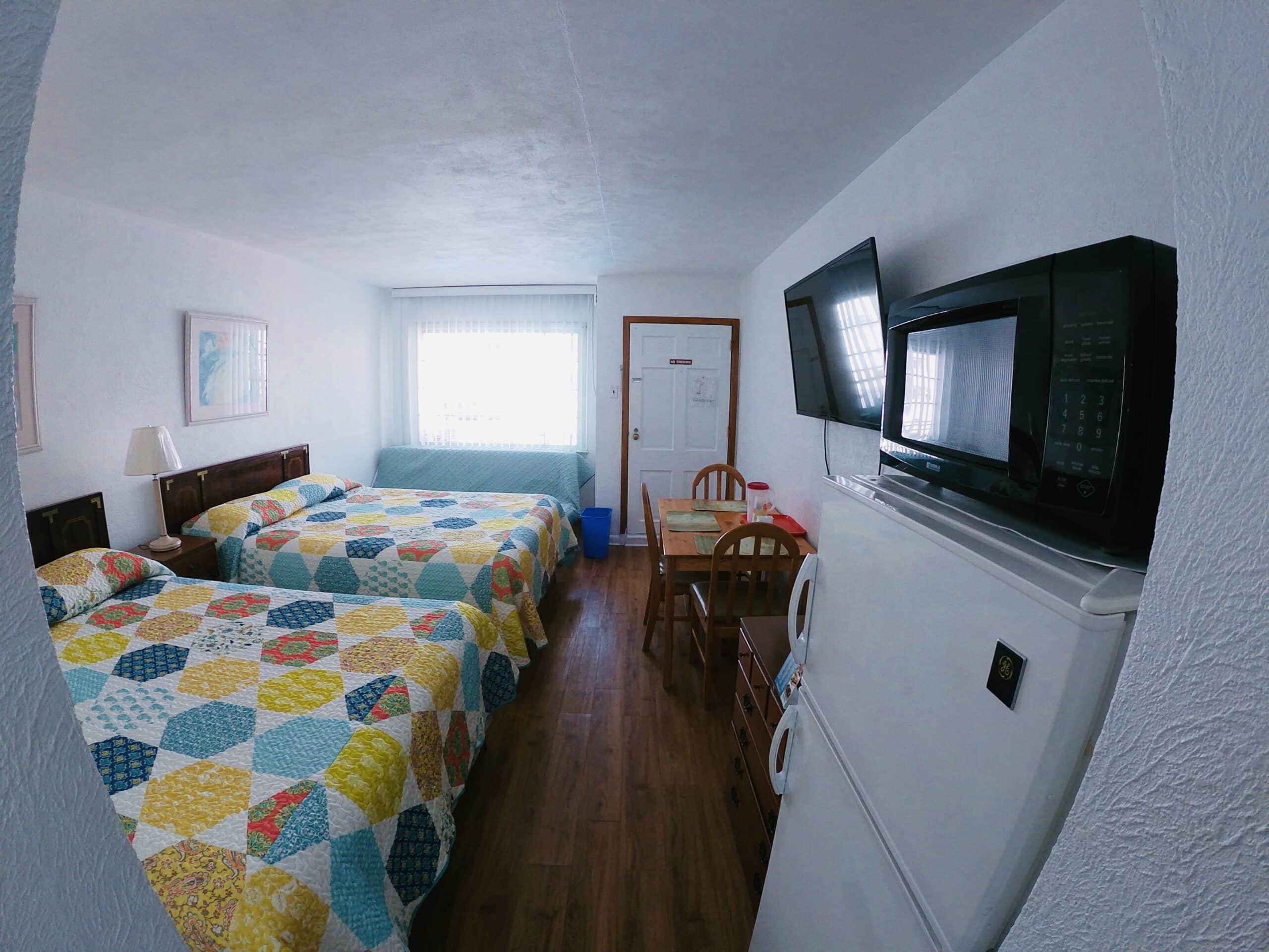 Double queen bed room at Sea Chest Motel Wildwood Crest