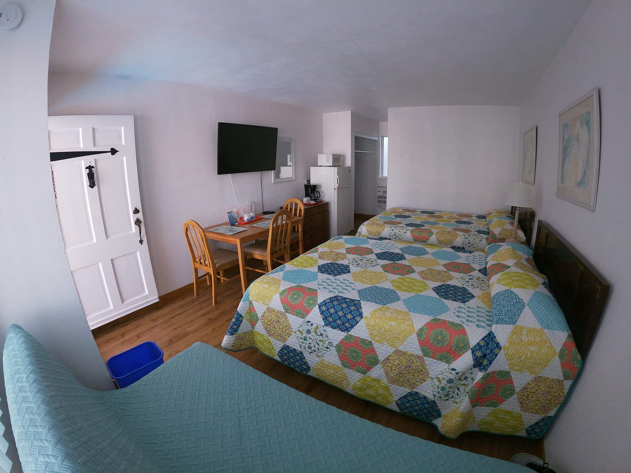 Double queen bed room at Sea Chest Motel Wildwood Crest