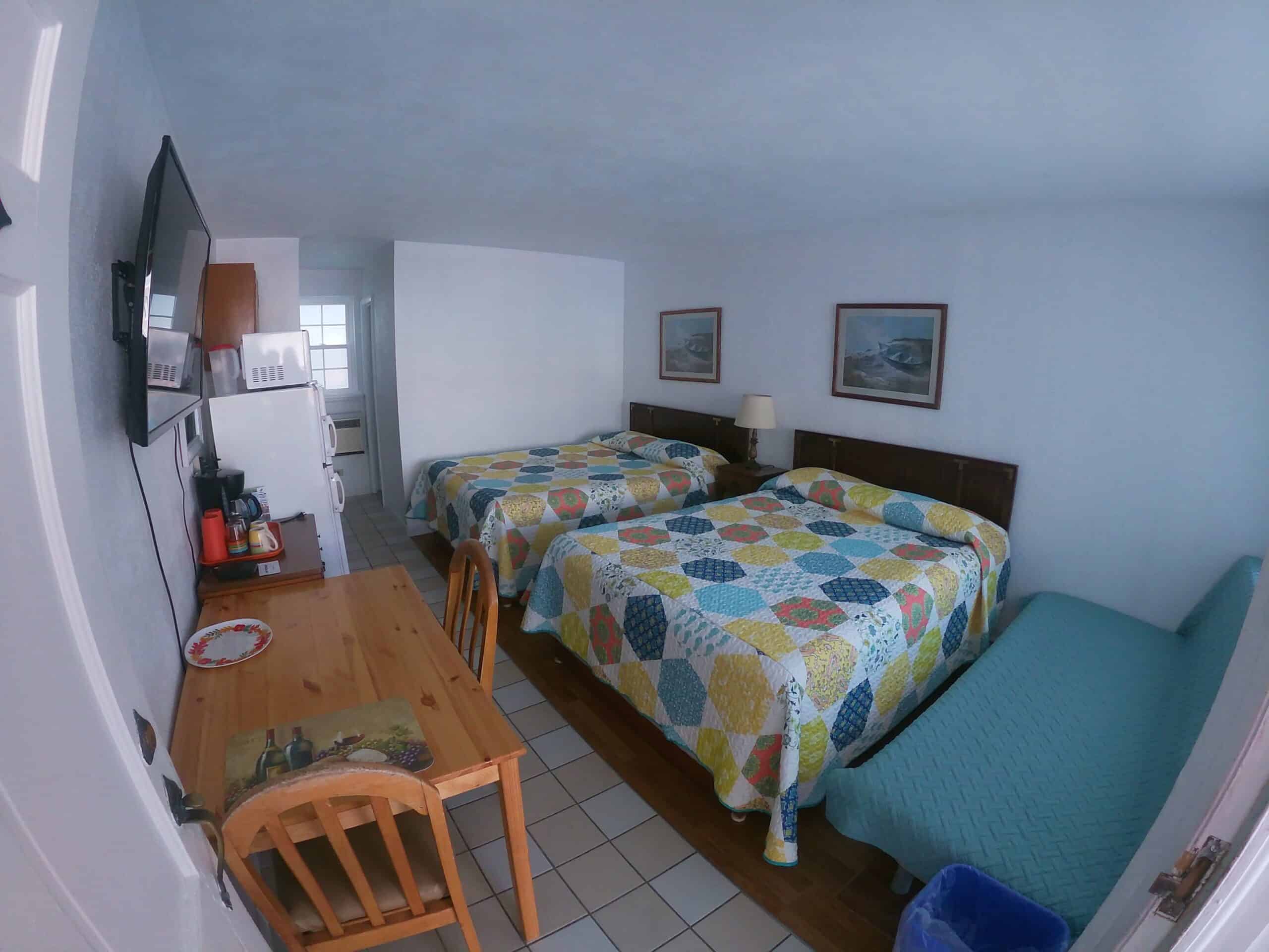 Double queen bed room at Sea Chest Motel Wildwood Crest